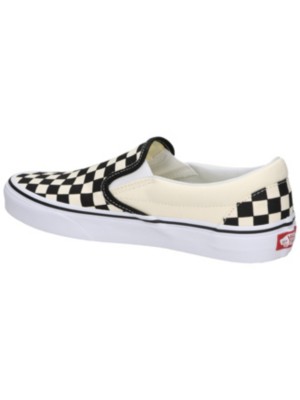 Black and white checkered slip on vans online